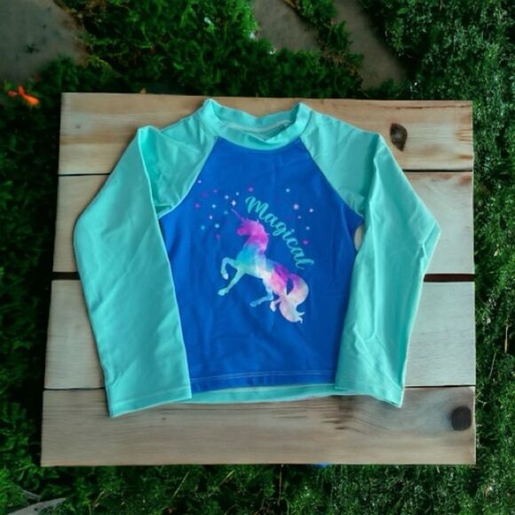 NWT Angel Beach Girl’s Swim Shirt/Rashguard (5) - Picture 1 of 4